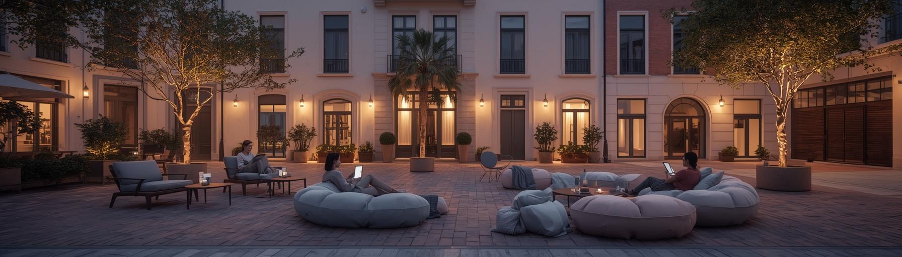 Gezelligheid aan het plein